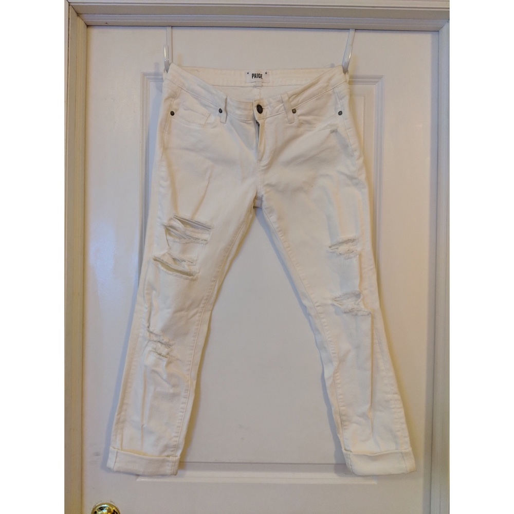 Paige distressed boyfriend jeans